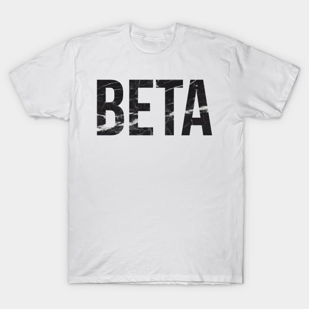 Marble Beta T-Shirt by lolosenese